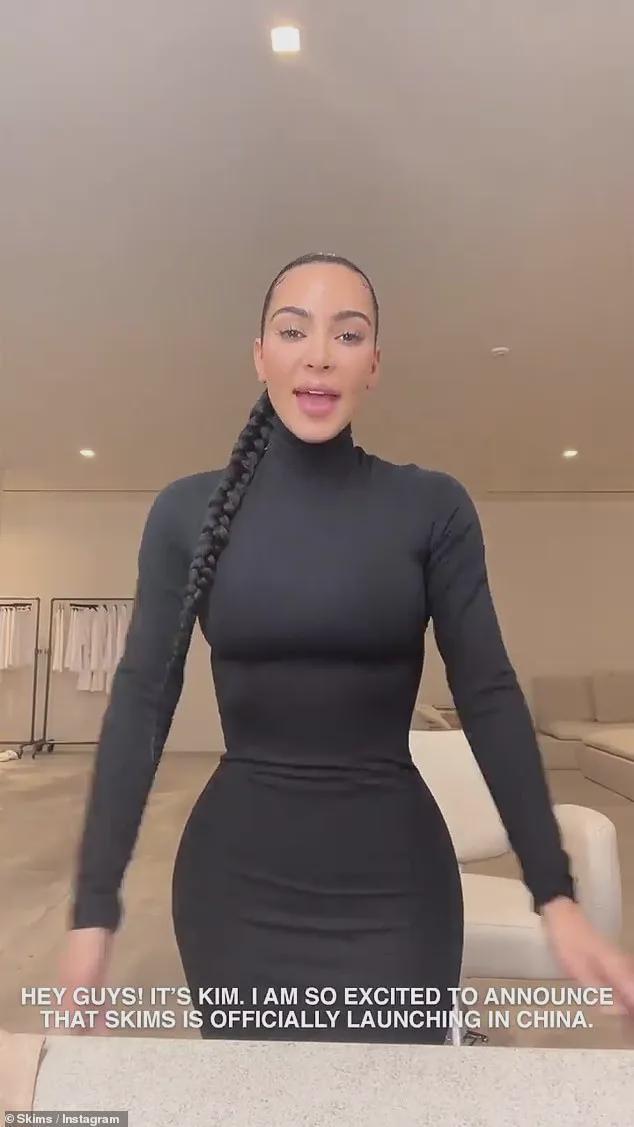 Kim Kardashian's tights brand Skims to open stores in China