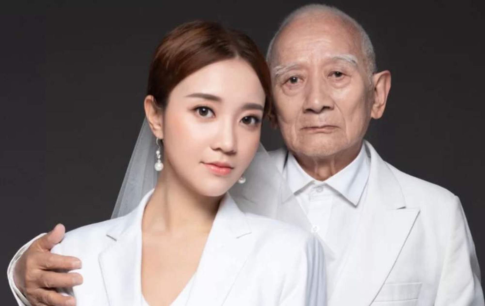 Grandpa and granddaughter smeared as